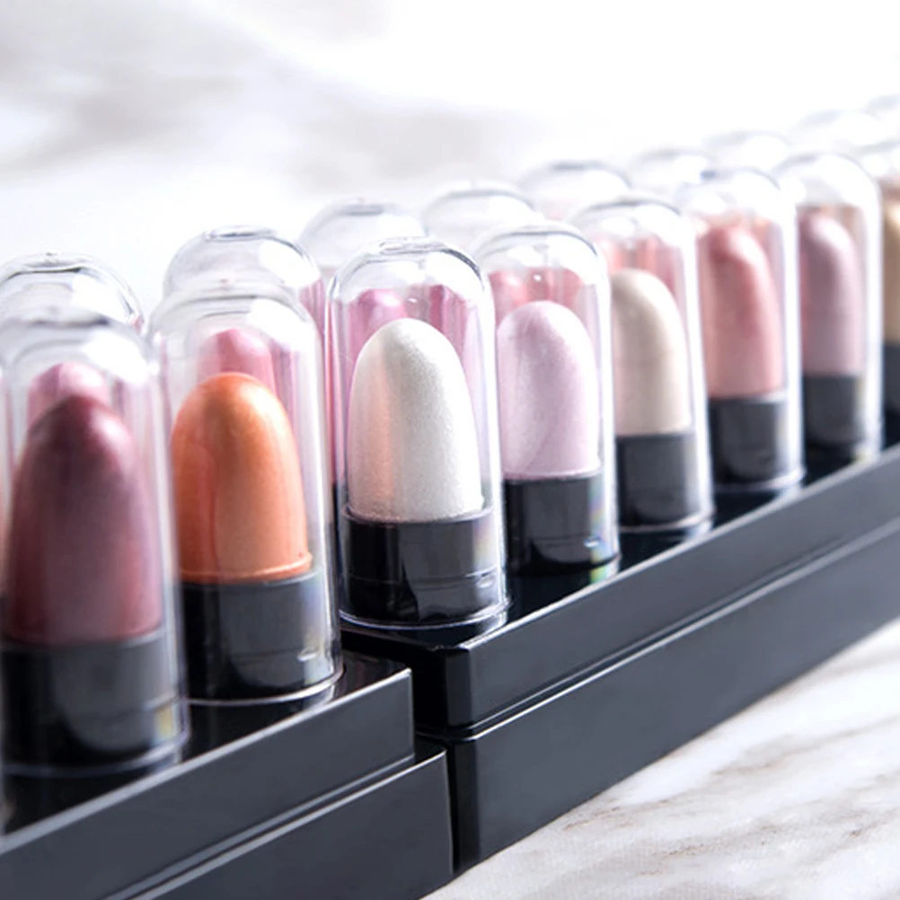 

12pcs Eyeshadow Stick Waterproof Cream Eyeshadow Shimmer Long-Lasting Smudge-Proof Eye Makeup Tool Highlighter Pencil Crayon For