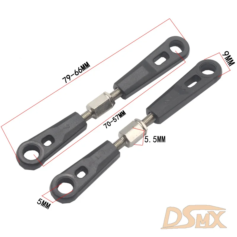 2PCS 06016 HSP Steering Link/Front/Rear Upper Link For RC 1/10 Model Car Spare Parts