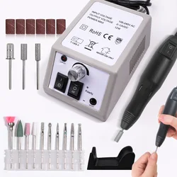 Nail Drill Electric Manicure Machine 20000RPM Nail File with Milling Cutters Drill Bits Pedicure Machine Nail Tools