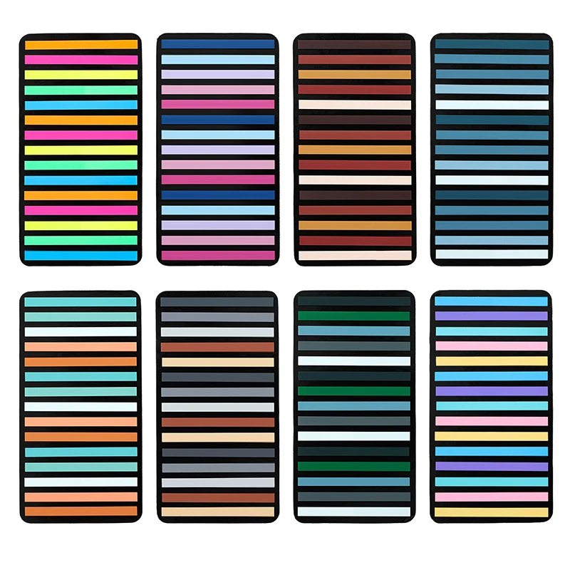 300Sheets Ultra-fine Index Stickers Simple Morandi Sticky Notes, High-looking Translucent Stickers For Office School Supplies