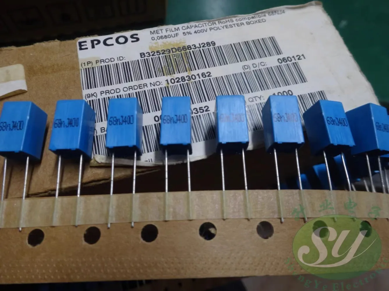 

20PCS EPCOS 0.068uf/400v 68nf 683 New 5mm film capacitor B32529D6683J