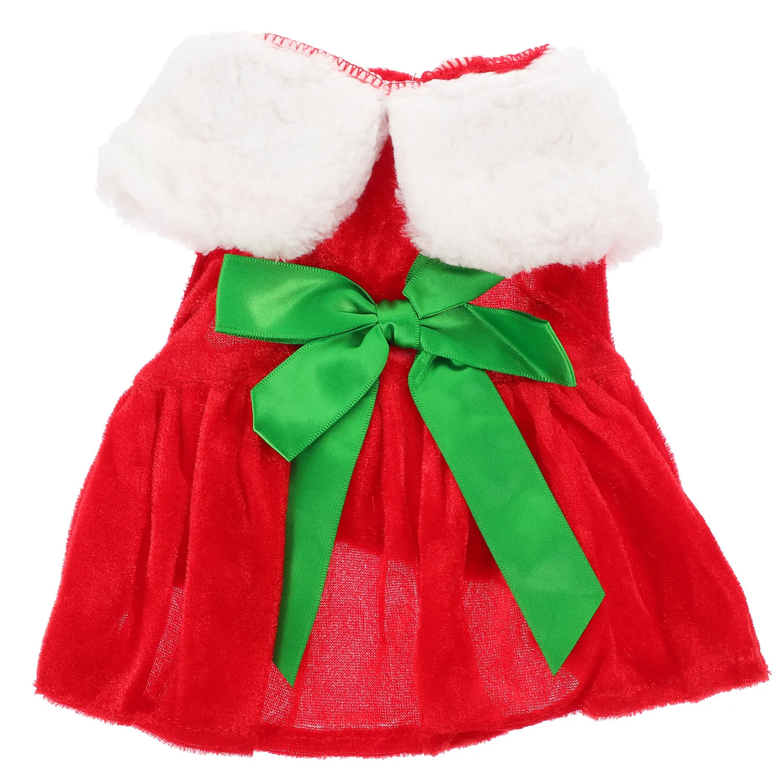 Christmas Bow Dog Dress Festive Cute Design Ideal for Christmas Parties Family Gatherings Attention-Grabbing Look
