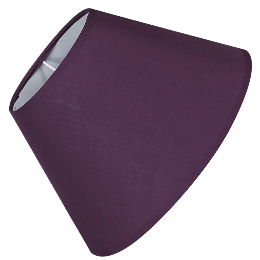 

Fabric Lampshade Table Purple Lamshade Only Shades European Dark Pleated Retro Decor Simple Style Suitable Table Desk Lamps Wall