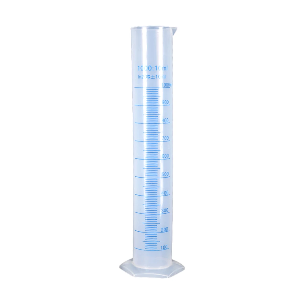 Durable Plastic Cylinder Tube For Liquid Measurement High-capacity Lightweight Measuring Utility High Quality