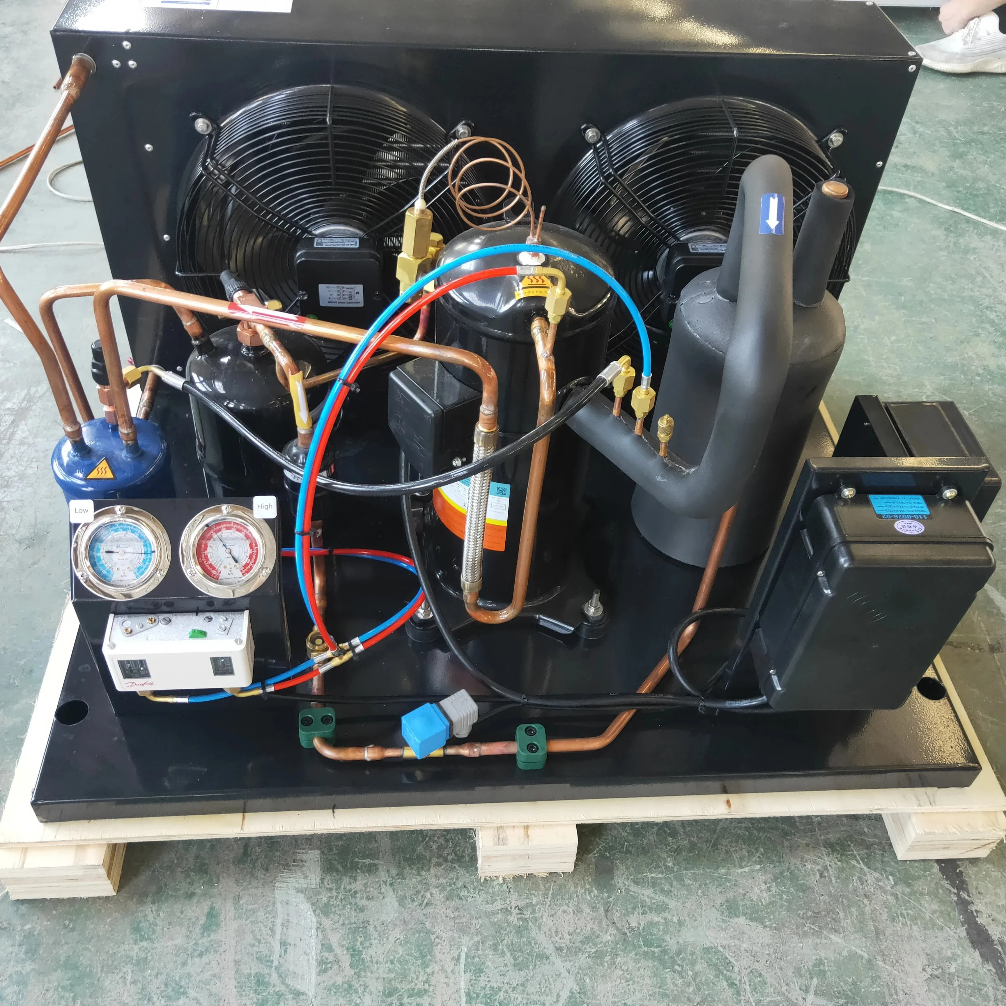 10HP Factory Condensing Unit for Cold Room Refrigeration System Commercial Grade Cooling Essential for Efficient Food Storage