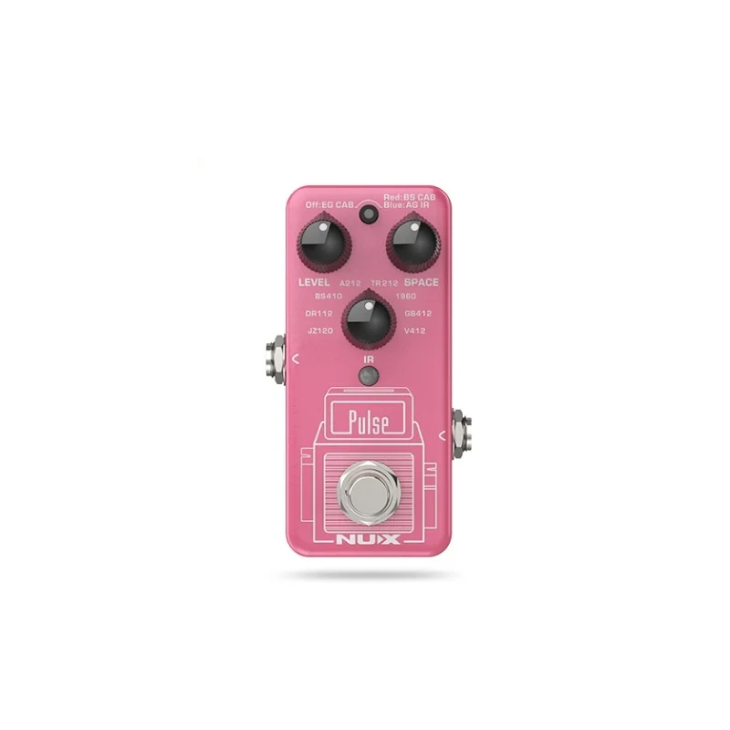 NUX NSS-4 PULSE Pedal Electric Guitar Effects  Mini IR Loader 3 Default IR Types Stereo Support Low Power Consumption