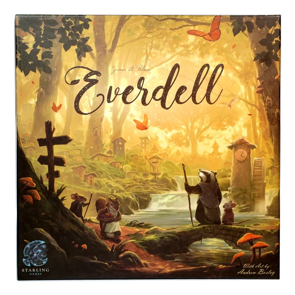 Award-Winning Everdell Strategy Board Game | Forest City-Building Card Drafting | Family Night 1-4 Players ENG Version