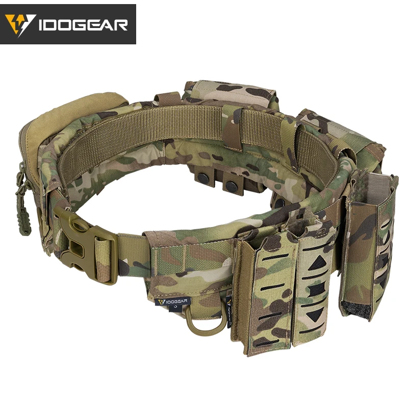 IDOGEAR Tactical Belt MRB Modular Rigger\'s Belt Quick Release MOLLE MC 3424