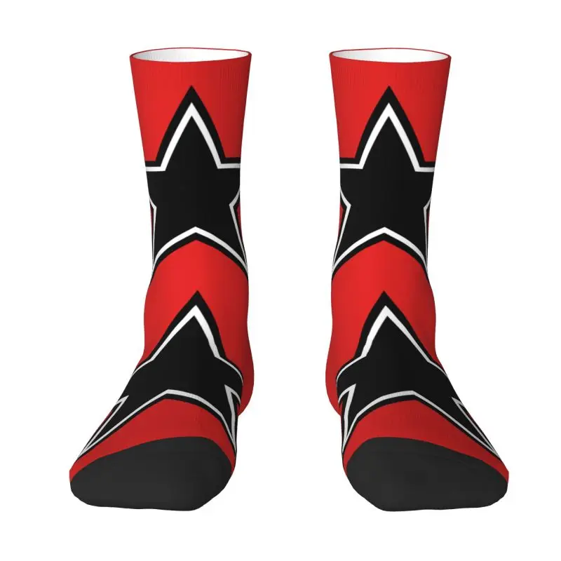 

Cowboy Star Men Women Crew Socks Unisex Cute 3D Print Dress Socks