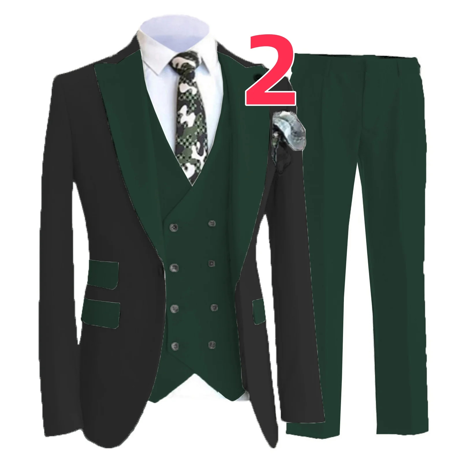 M9220 Men\'s slim fit Korean style wedding suit