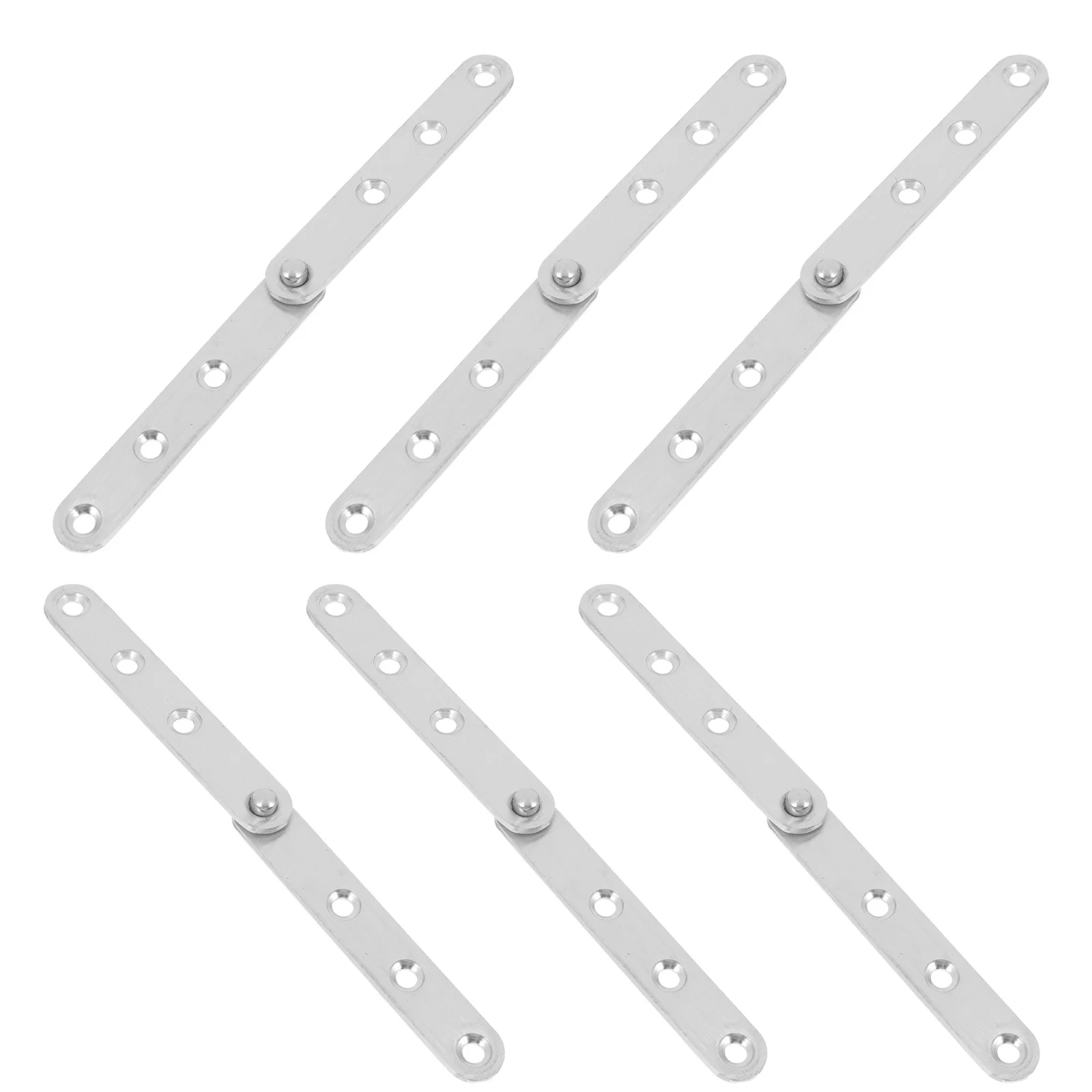 

10Pcs 360 Rotatable Hinges Concealed Door Hinge Stainless Steel Furniture Hinges Smooth Surface Versatile Installation
