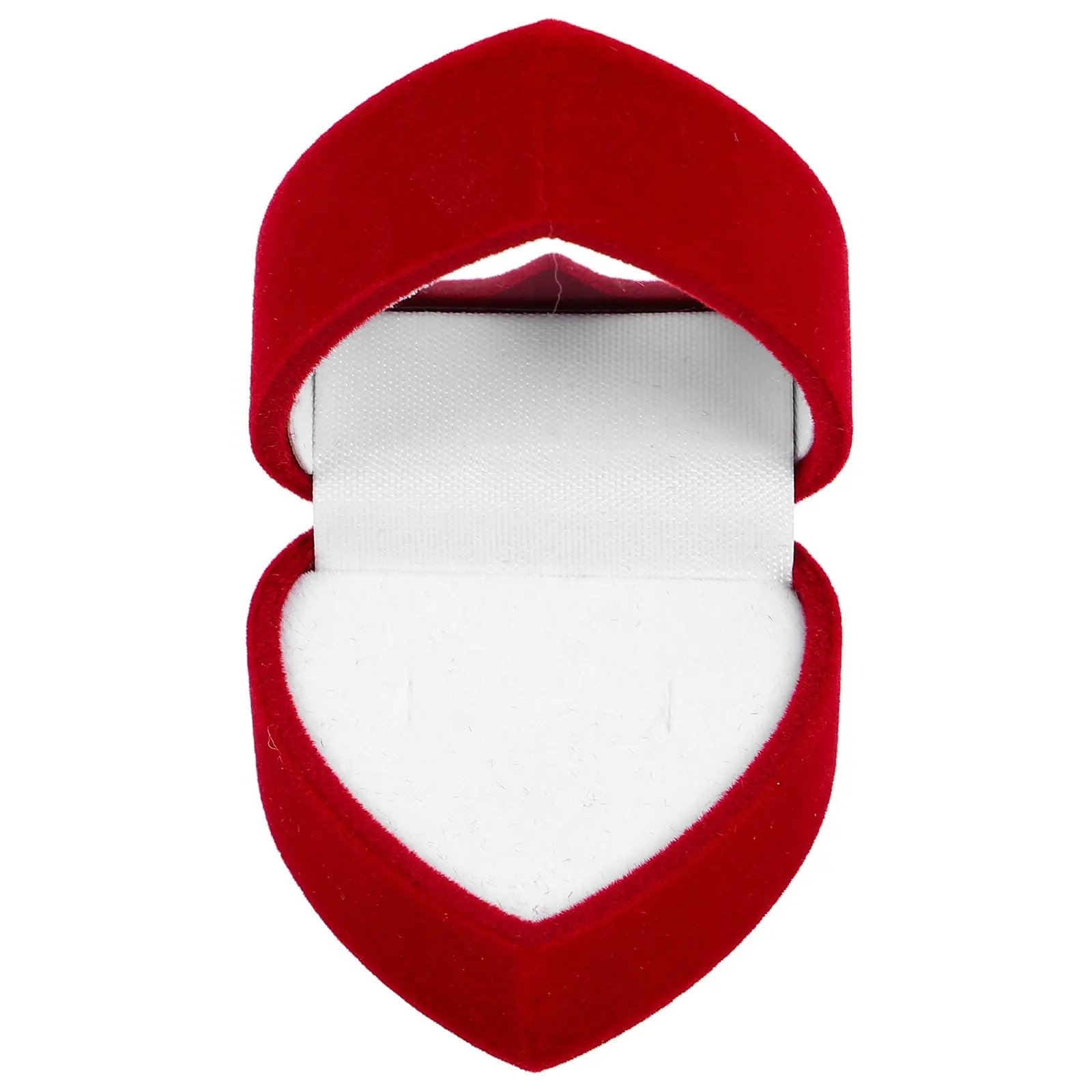 

Прозрачная элегантная коробка для колец в форме сердца ко Дню святого Валентина, упаковка для ювелирных изделий для предложения руки и сердца, свадьбы, презентации кольца