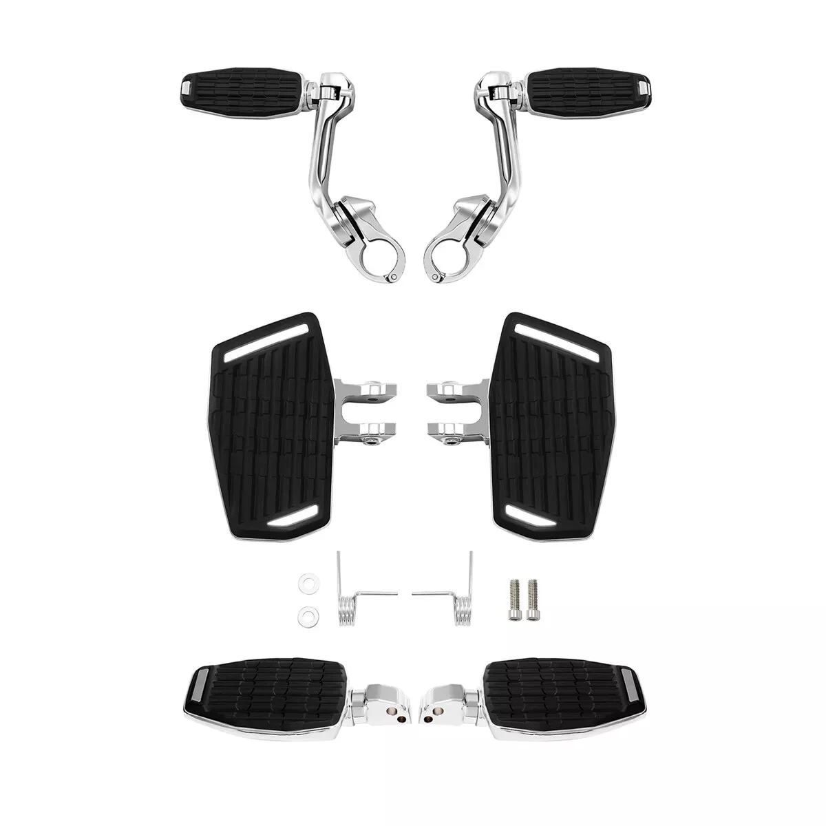 

Rider Passenger Footboards & Engine Footpegs Fit For BMW R18 B Transcontinental 2021 2022 2023 2024 Motorcycle