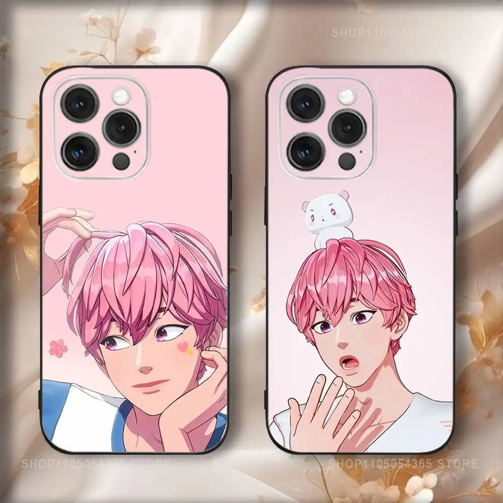 

KPOP P-Plaves B-Bambys Phone Case For iPhone16,15,14,13,12,11,Pro,Max,Plus,X,XS,SE4,E,Mini,Soft Black Case
