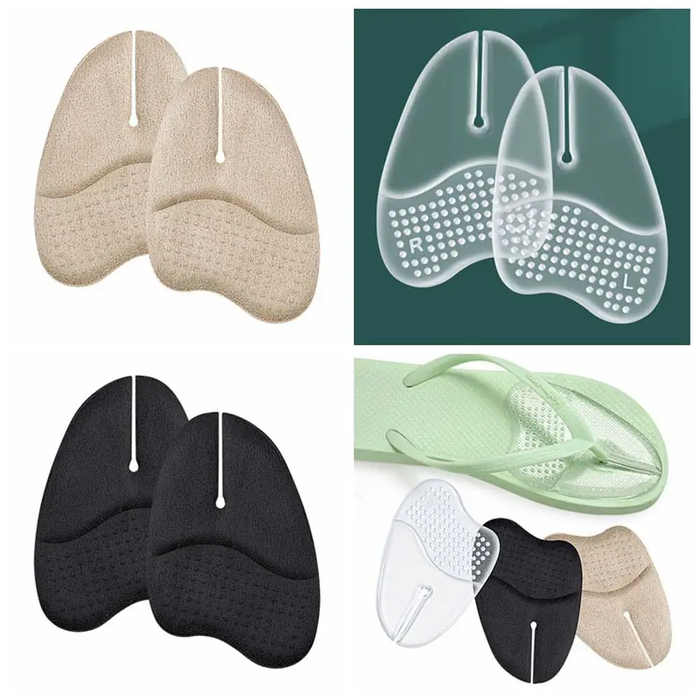 Foot Blister Relief Flip-flop cuscinetti per avampiede Comfort imbottitura supporto avampiede infradito cuscini cuscinetti strumenti per la cura dei piedi antiscivolo