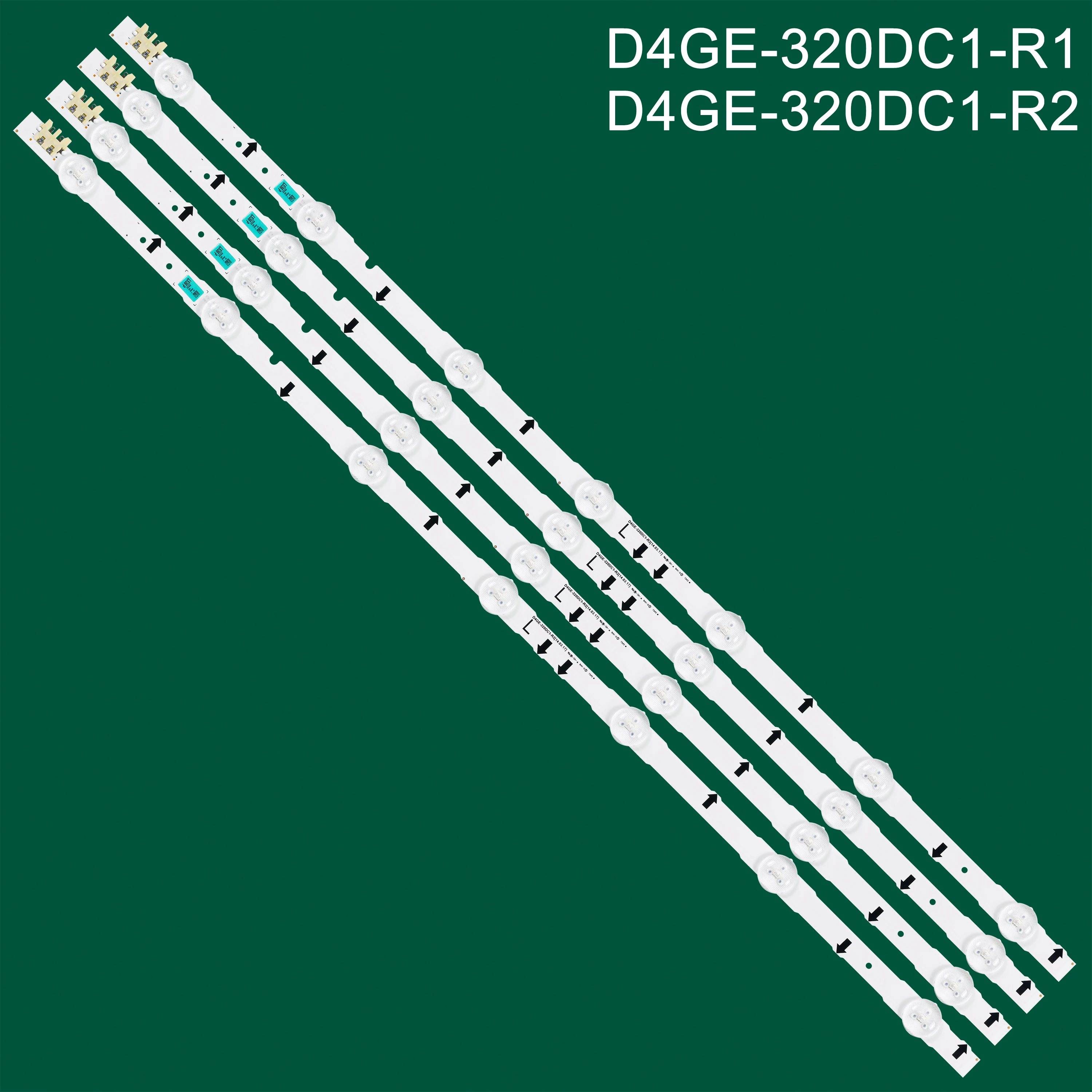 LED Backlight strip for Samsung LT32E310EW LT32E310EX LT32E310MZ UA32H5500AW UE32H5000AK UE32H5500AK D4GE-320DC1-R2 BN96-30443A