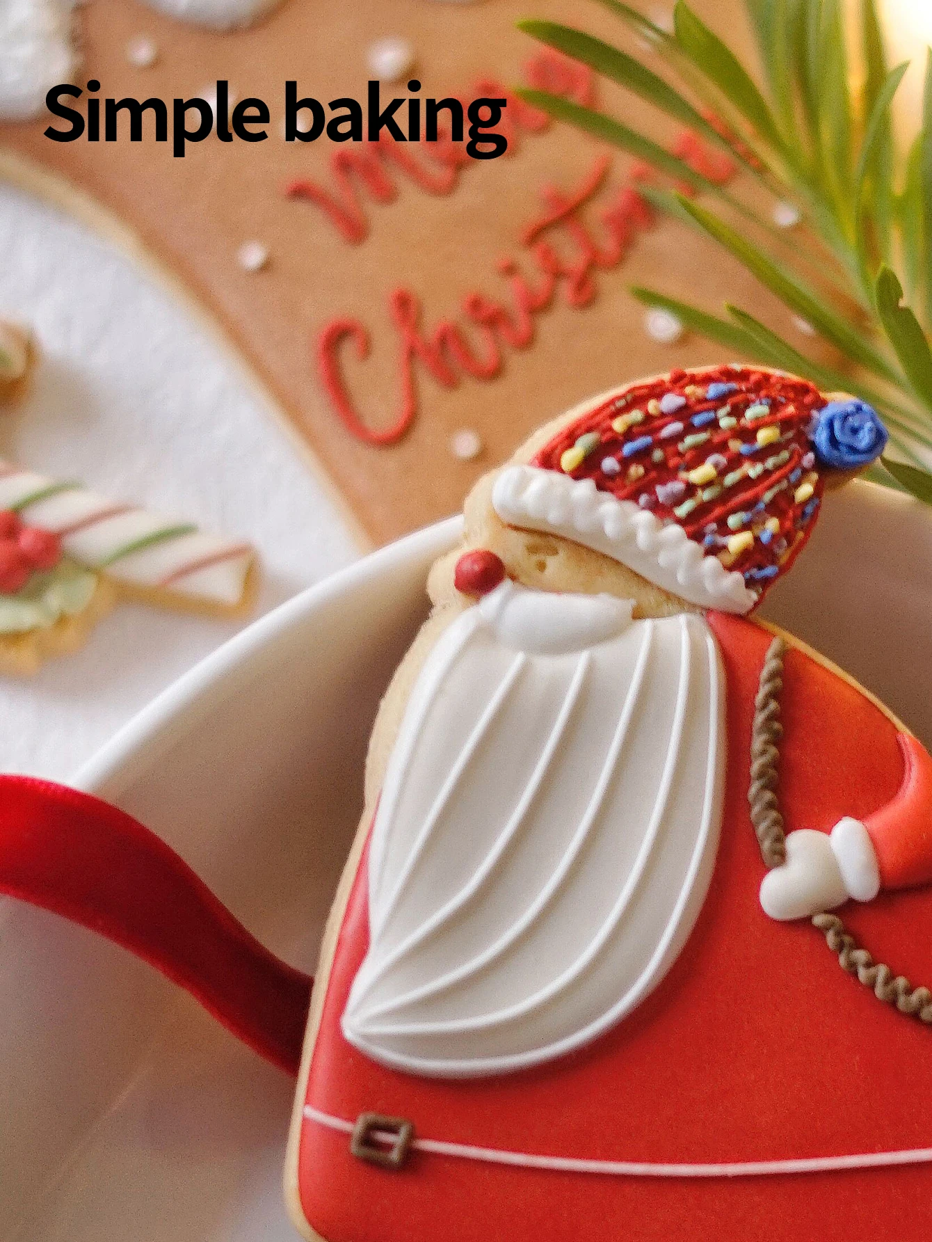 Christmas Cookie Cutter Santa Claus Gift Pattern Kitchen Mold for Parent-Child Activities Christmas Decoration Fondant Stamp - view 5