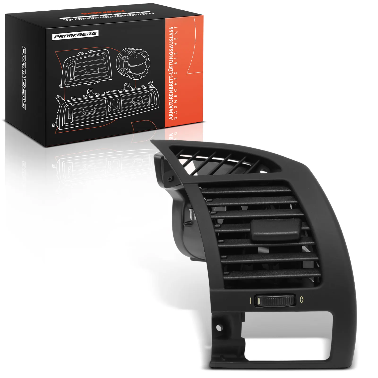 Frankberg 1x luchtmondstuk dashboard rechtsvoor voor BMW Z4 Coupe Roadster E85 E86 6917906 7025632