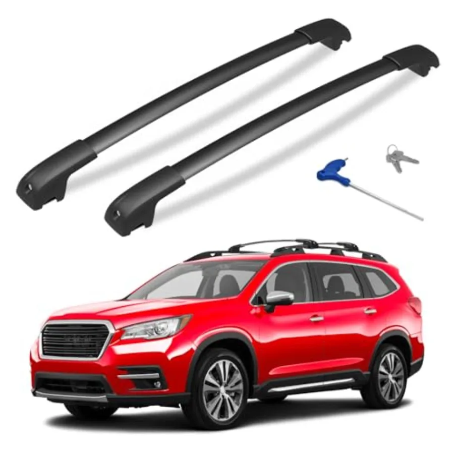 

300lbs Lockable Roof Rack Cross Bars Compatible with Subaru Ascent 2019-2026 Aluminum Roof Crossbar for Rooftop Cargo Bars Lugg
