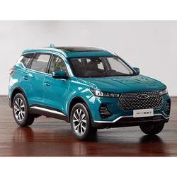 Diecast 1:18 Scale Original Chery New Generation Tiggo 7 2020 Off road SUV Alloy Simulation Car Model Decoration  Collection