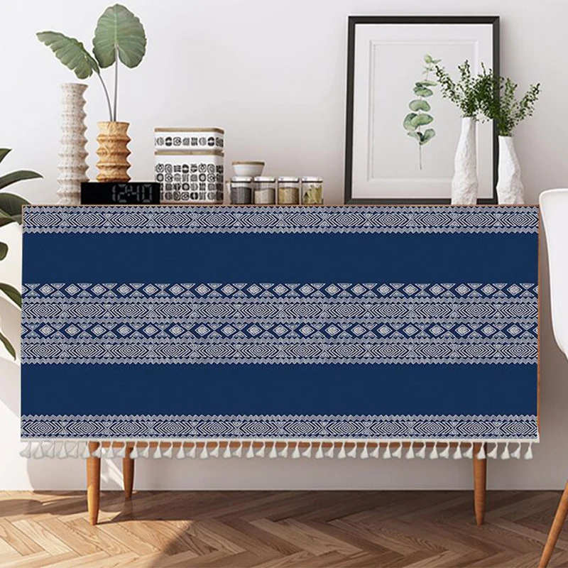 Self-adhesive Half Curtain Door Partition Short Curtains Cotton Linen Dust Cover Kitchen Shoes Rack Cabinet Cupboard Cover