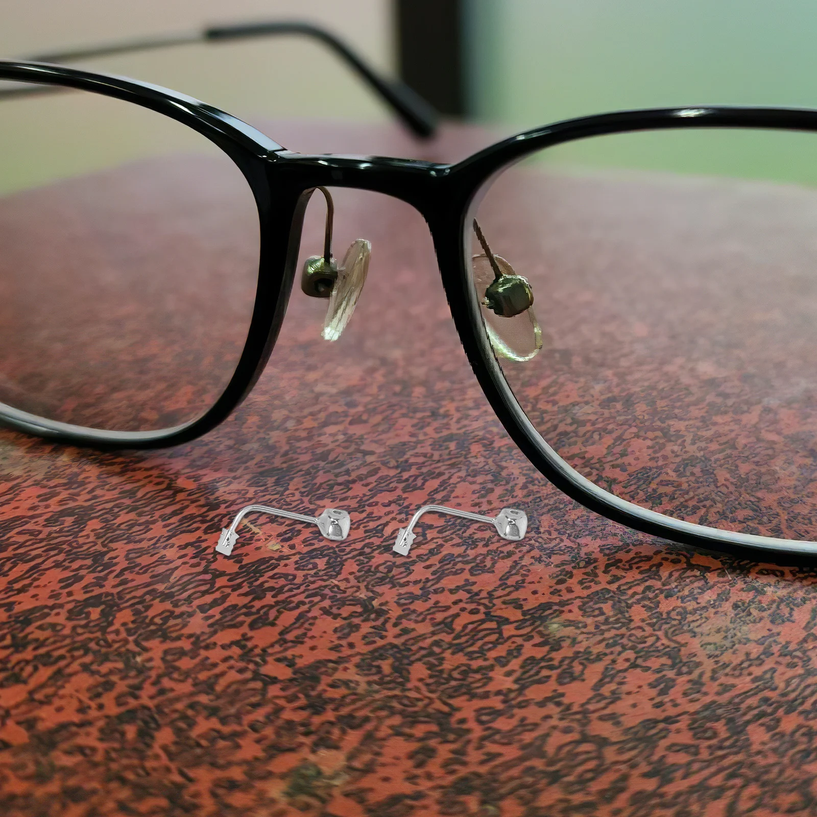 

4Pairs U Shaped Metal Nose Pads for Eyewear Resistant Alloy Insert Style Bridge Holders Enhanced Comfort for Daily