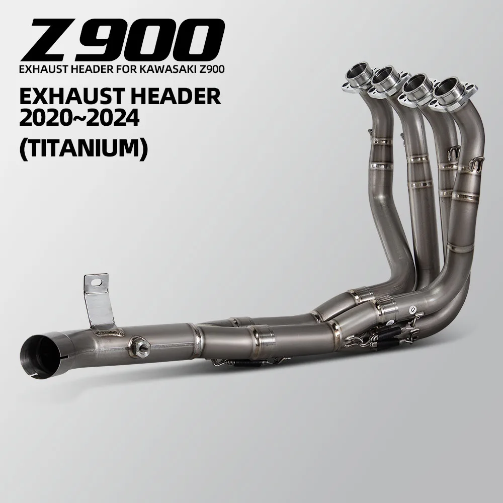 

Motorcycle escape header pipe For Kawasaki Z900 Z900SE 2020-2024 Motobike exhaust pipe compatible original muffler street bike
