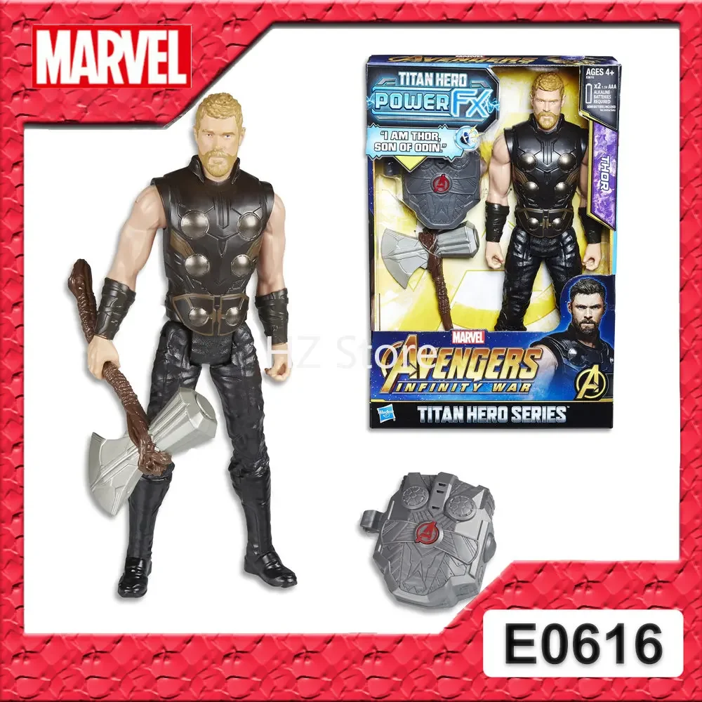 

Hasbro Infinity War Marvel Titan Hero Series Action Figure Toys for Kids, Thor Ragnarok with Power FX Pack, Birthday Gift, E0616