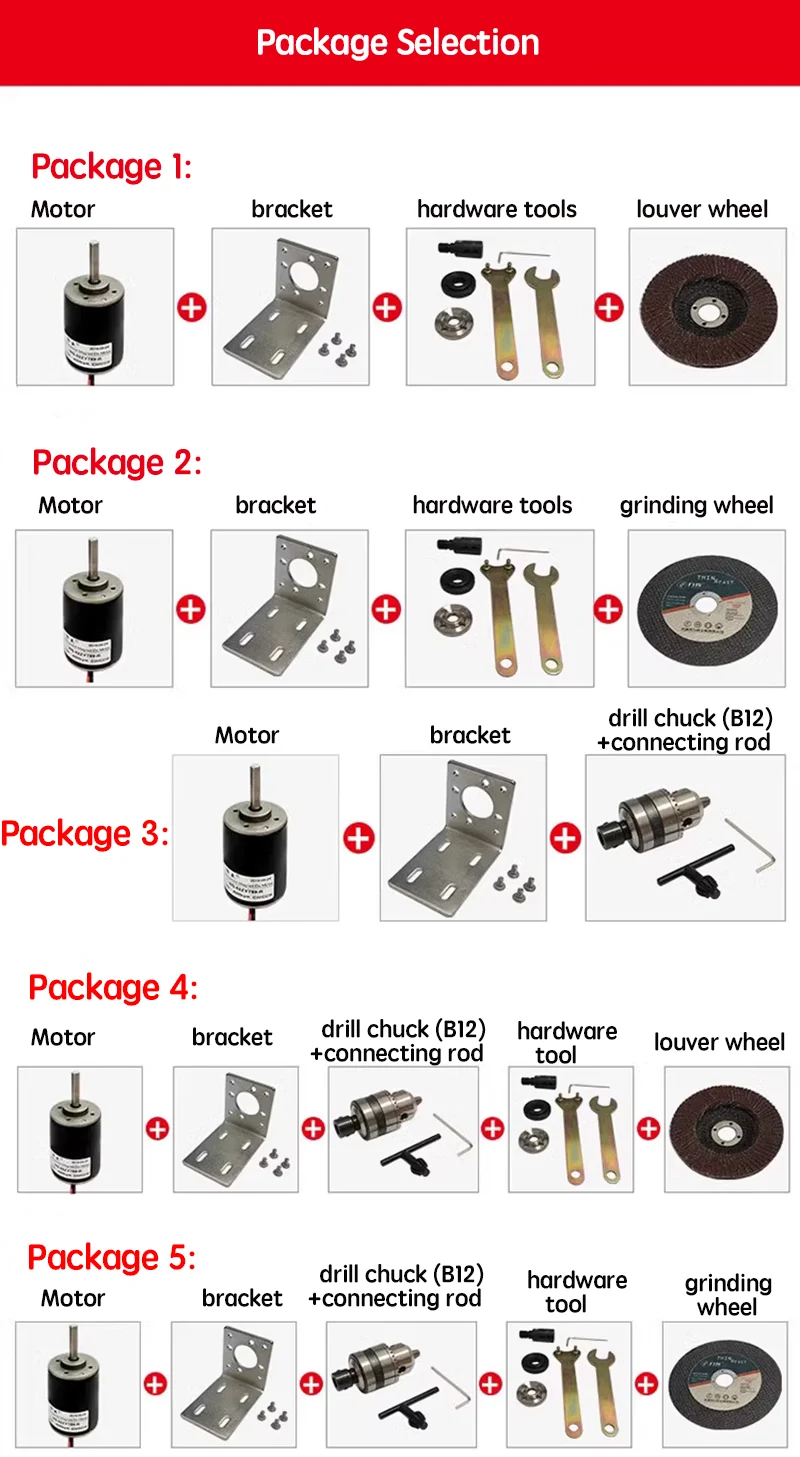 4500/6500rpm 52ZY 220V DC Motor High Power Long Axis Speed Control High Speed Small Motor for Belt Sander/egg beater/lawn mower