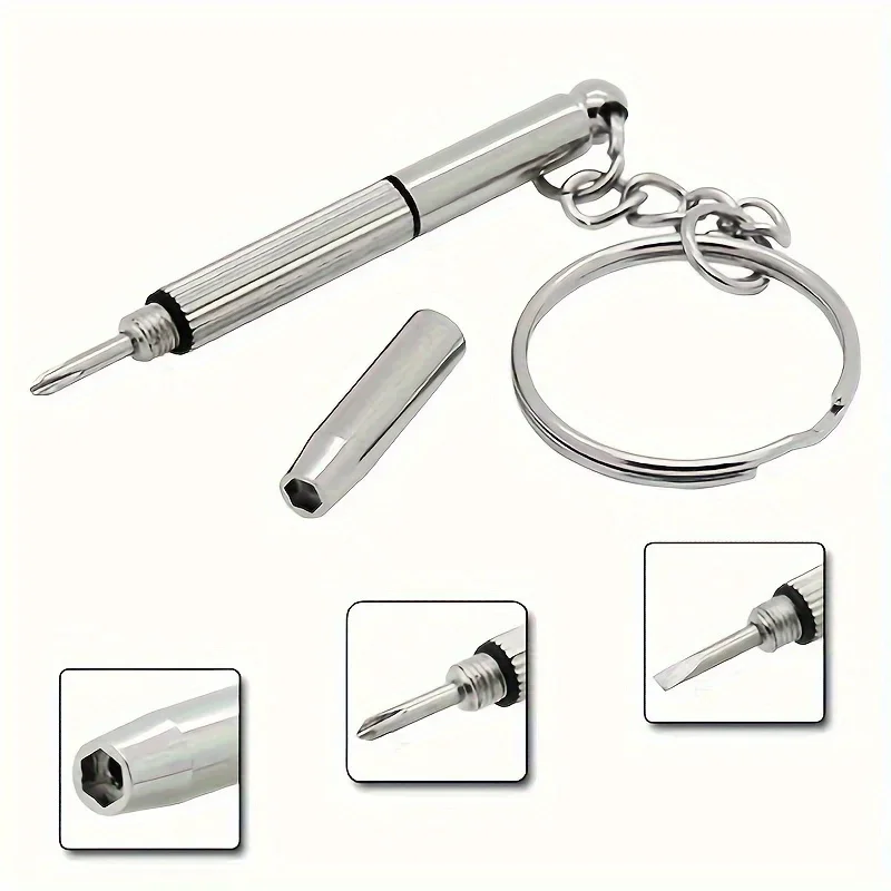 1/3/10pcs Mini Hand Glasses Screwdrivers 3-in-1 Spectacle Repair Kits Multifunction Sunglass Watch Glasses Screwdriver Set with