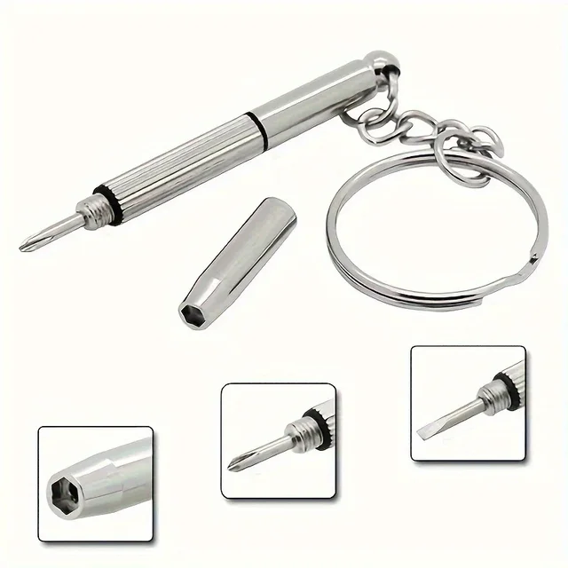 1/3/10 pçs mini chaves de fenda de óculos de mão 3-em-1 kits de reparo de óculos multifunções óculos de sol relógio chave de fenda conjunto com