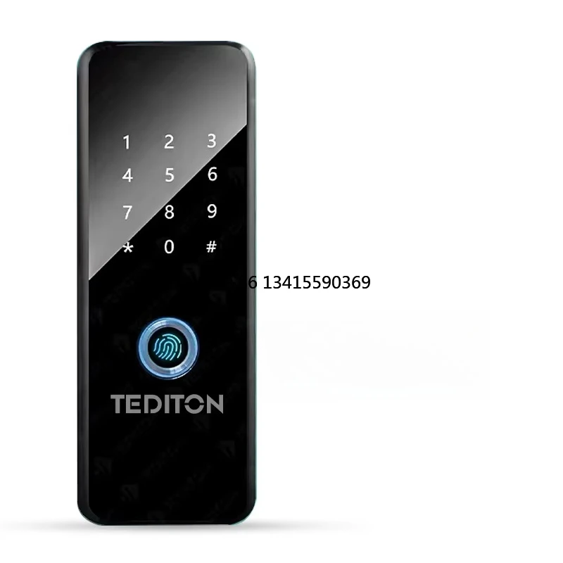 

Tediton Waterproof Rim Lock Double Fingerprint Key WiFi Tuya TTlock App Electronic Double Side Fingerprint Door Lock