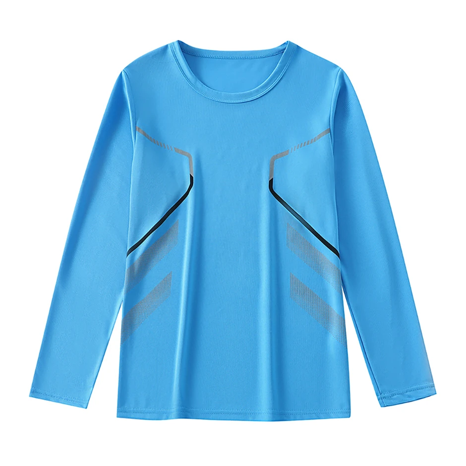 1/3-teiliges Set mit vier Jahreszeiten, Jugend-Aufdruck, lässig, langärmelig, für große Jungen, Sport, Laufen, Geschwindigkeit, trocken, Rundhals-T-Shirt, bequem – Detail 10