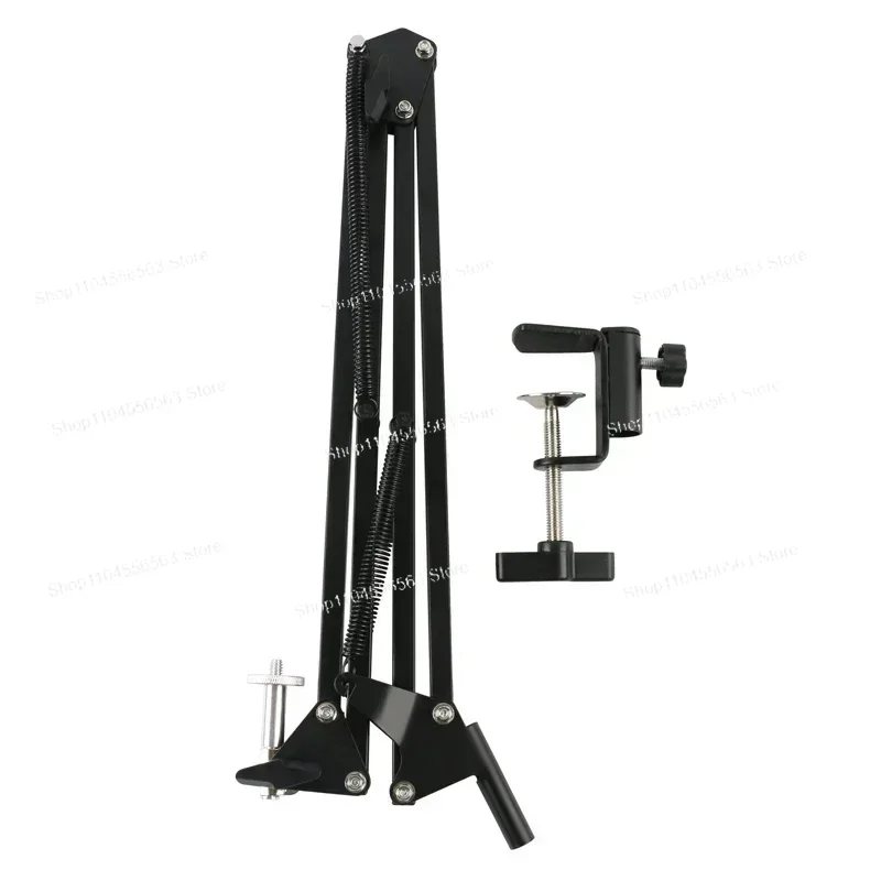 Camera Tripod Table Stand Set, Adjustable Scissor Boom Arm Holder for Digital Video Microscope Camera Photography