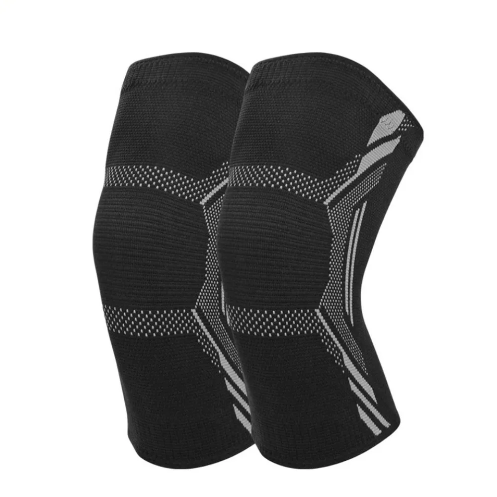 

No-Slip Sport Knee Support Compression Protective Gear Knee Braces Breathable Elastic Nylon Knee Sleeves Women Men