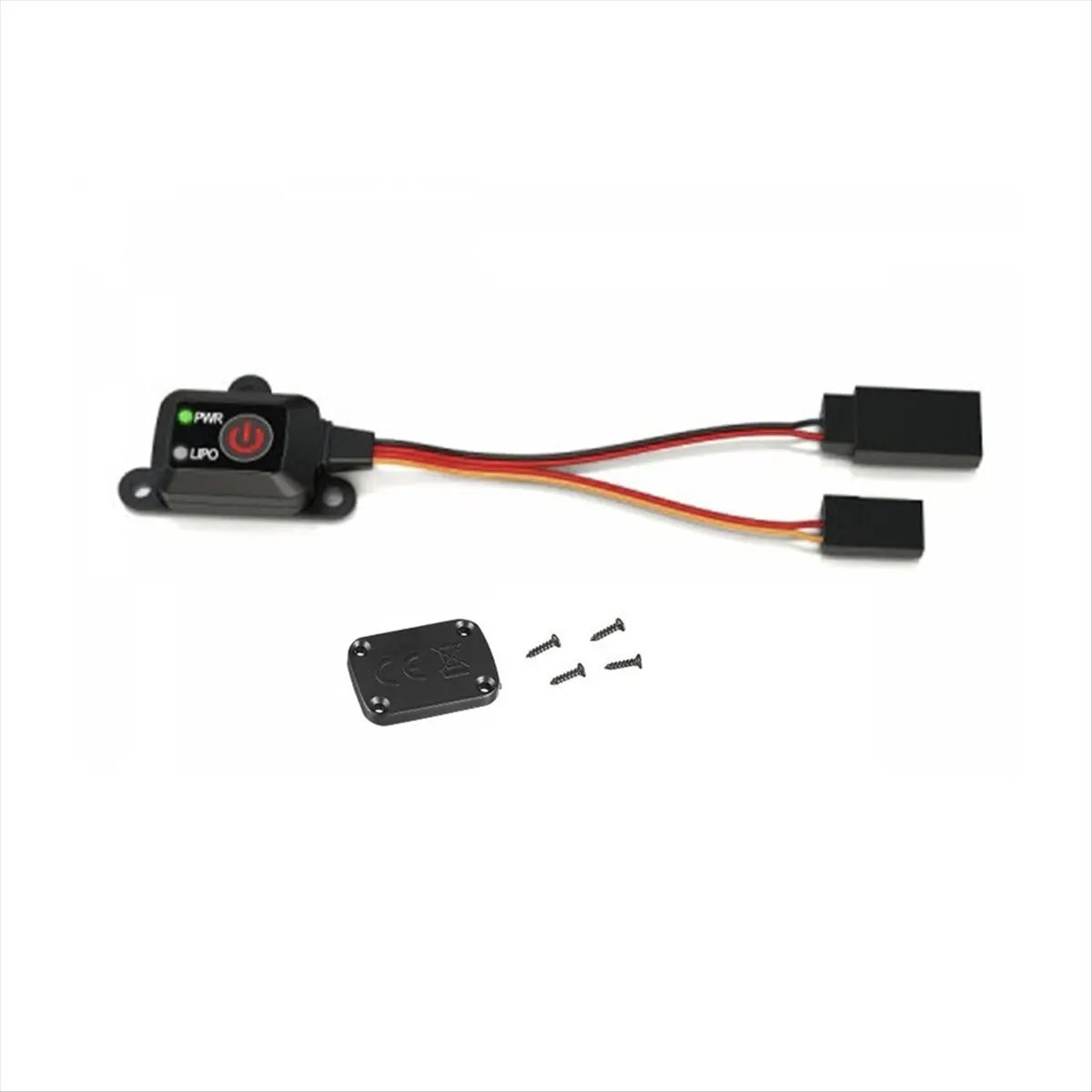 A40I Tiny Small MCU Controlled on/Off Battery Voltage Checked RC Power Switch for RC Car Plane Boat Lipo NIHM NIcad Batteries