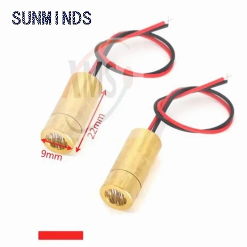 650nm 5mW 3V/5V 9mm Cross Line Dot 9*21mm Industrial MINI Laser Module Red Locate Laser Head LD Module Laser Medical positioning