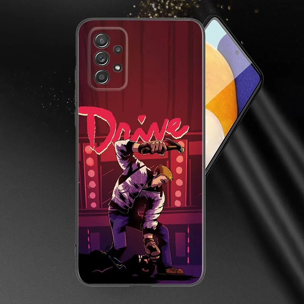 Movie R-Ryan G-Gosling D-Drive Phone Case For Samsung Galaxy A13,A21s,A22,A31,A32,A52,A53,A71,A80,A91 Soft Black Phone Cover