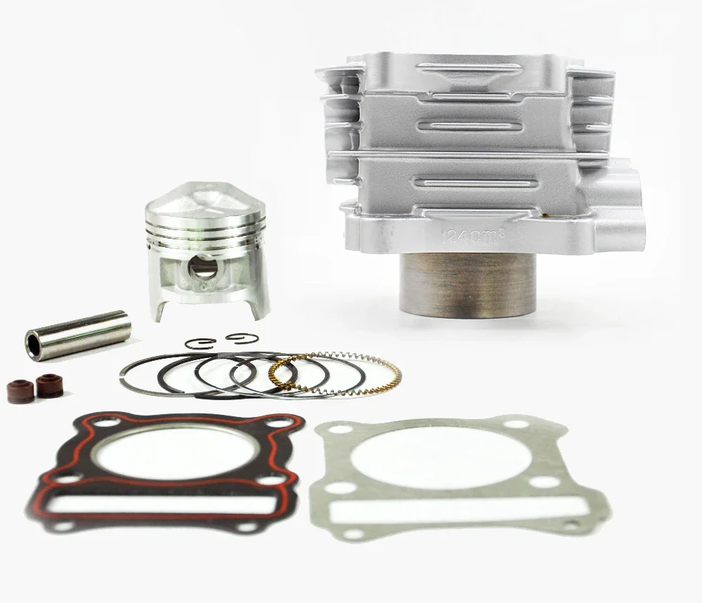 

57mm Motorcycle Air-Cooled cylinder kit & Piston Set & Gasket All Sets For Suzuki GS125 GN125 EN125 GZ125 DR125 TU125 150cc