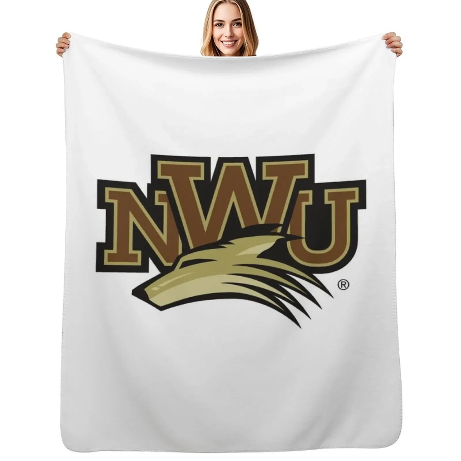 

Nebraska Wesleyan wolves Throw Blanket christmas decoration funny gift For Decorative Sofa For Sofa Thin Blanket