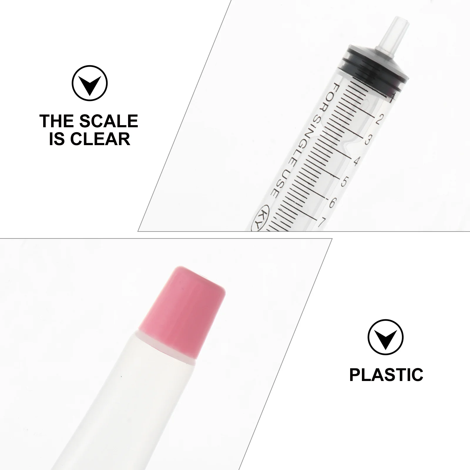 Contenitori vuoti ricaricabili per lucidalabbra 40 pezzi Bottiglie di balsamo per labbra in plastica trasparente per riporre tubi per rossetto fai-da-te