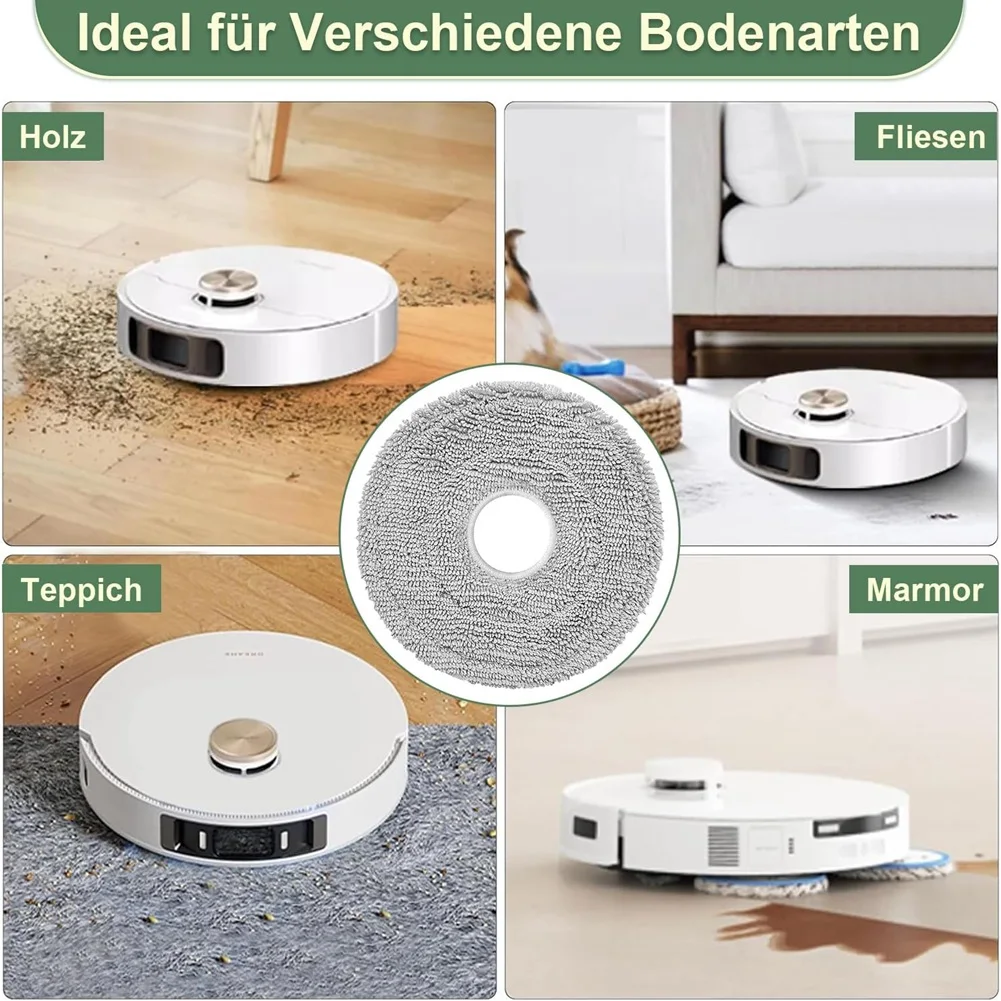 A76G-Dreame X40 Ultra Acessórios Mop Pads para Dream Almofadas de substituição de microfibra laváveis