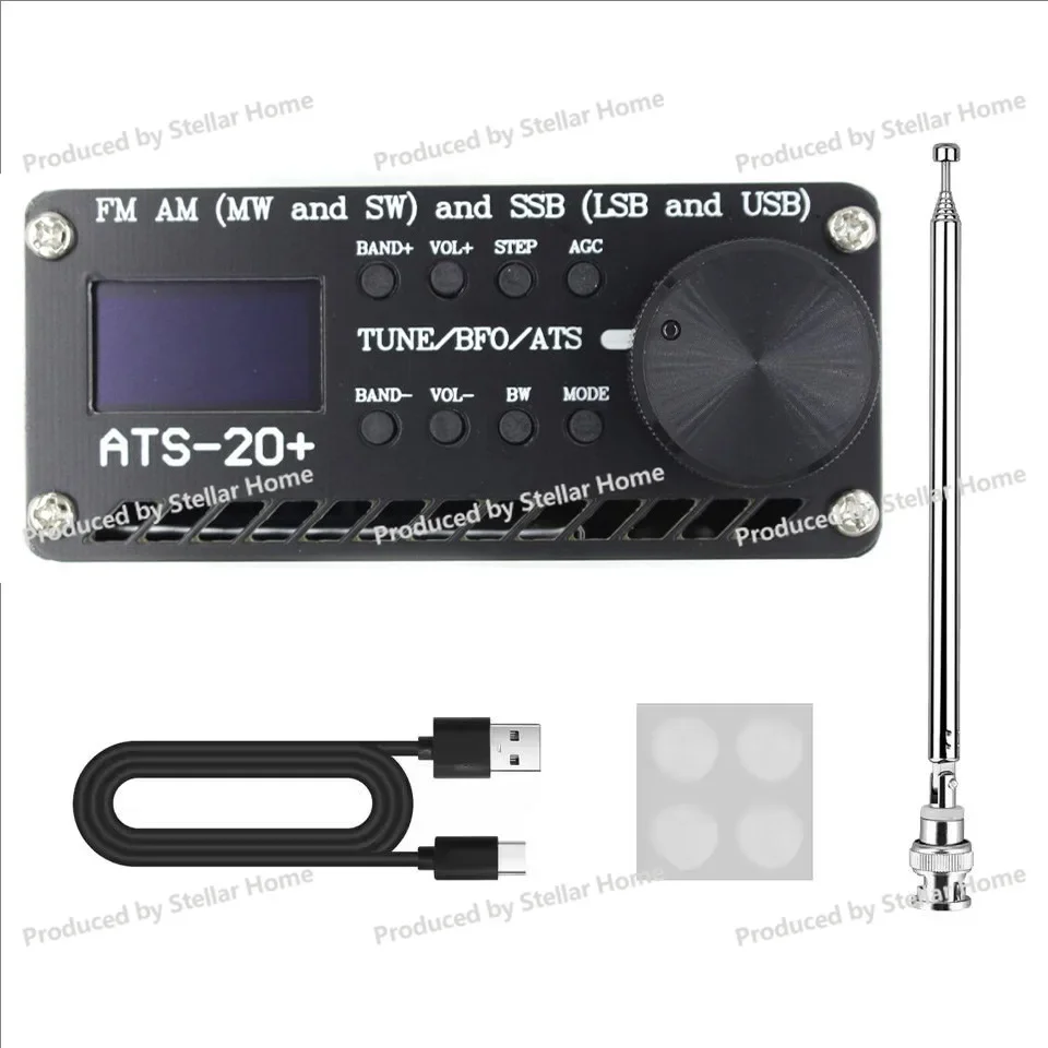 Ats-20+ Plus Si4732radio Receiver Dsp Sdrfm Am (mw and Sw)ls B and Us
