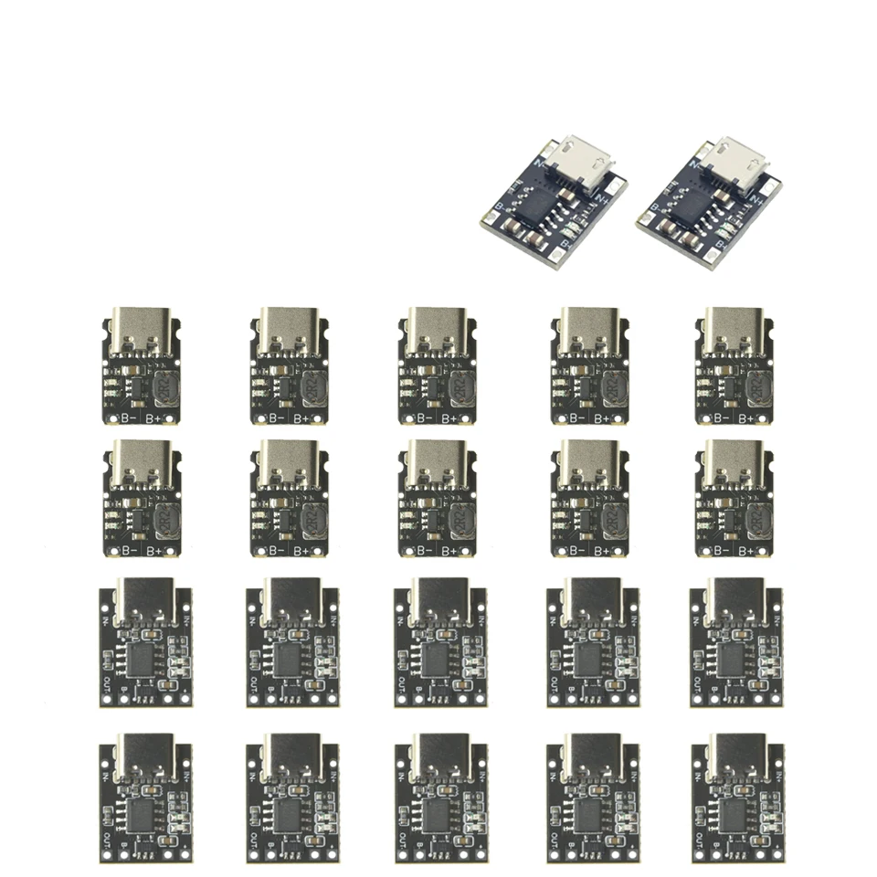 1-10 sztuk USB TP4057/56 1A moduł płytki zabezpieczającej ładowanie baterii litowej Micro typu C bateria polimerowa nadmierna temperatura — zdjęcie 2