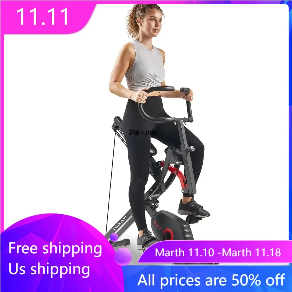 Full body combination squat machine with optional resistance strap, easy to set, suitable for family,  exercise, fitness bike