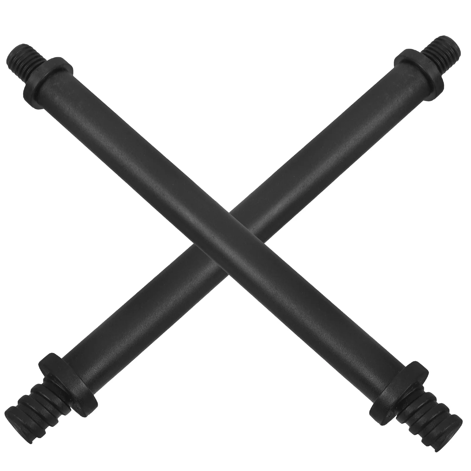 

2 Pcs Toilet Brush Plastic Rod Handle Connectors Heads Brushes Pole Attachments for Threaded Replacement