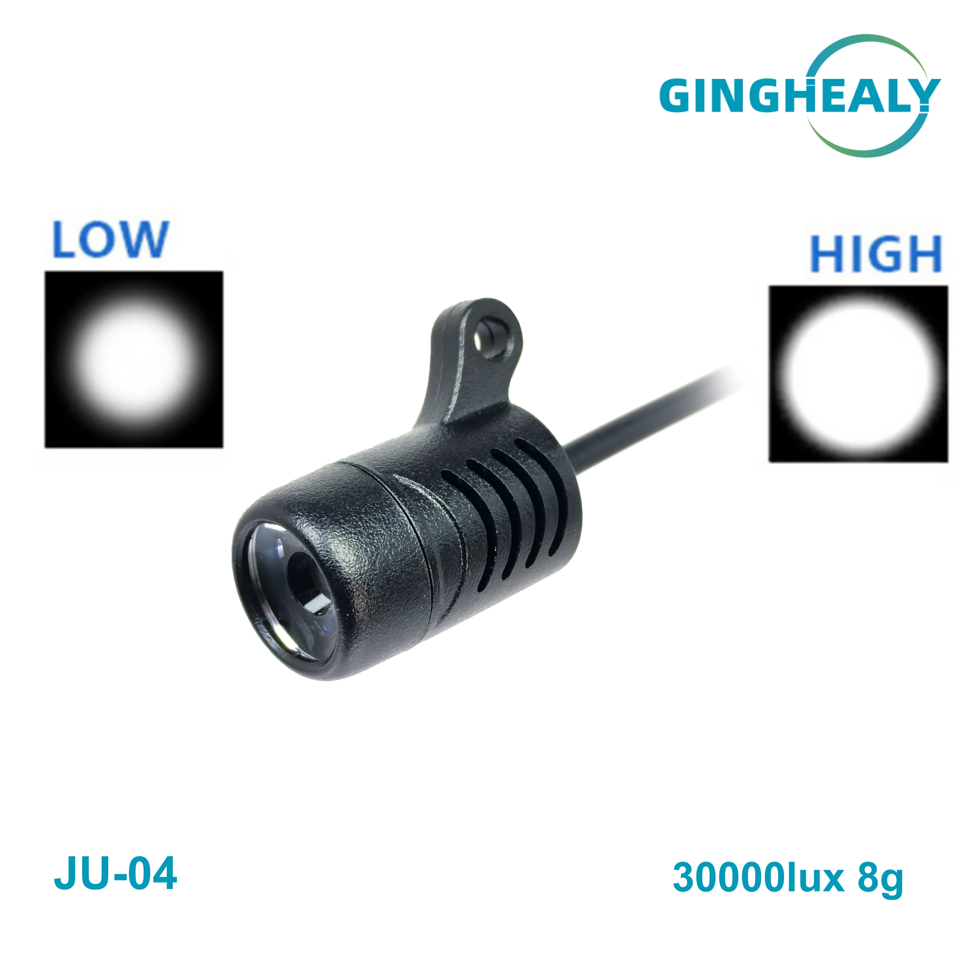 3W LED Clip-on Headlight The highlight focus spot Lamp With Battery USB interface chargeable long working hour jewelry