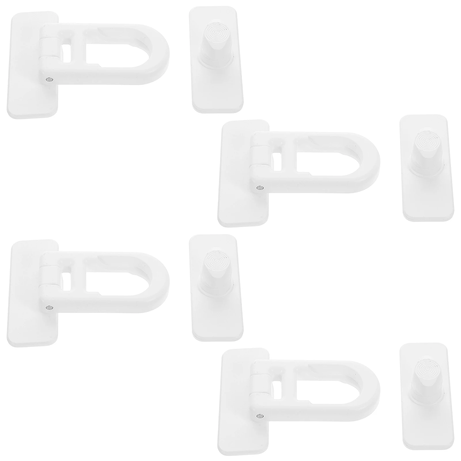 

4 Pcs Child Safety Lock Cabinet Locks Proofing Fridge Protection Security for Oven Plastic Products Toddler