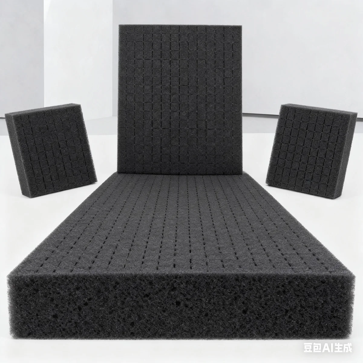 Busa Sobek (Busa Kepadatan Tinggi dengan Pola Grid yang Dapat Disobek dengan Tangan) |   Busa Spons Pre-Cut/Pick Pluck untuk Kotak Peralatan/Koper Keras, Pengatur Peralatan