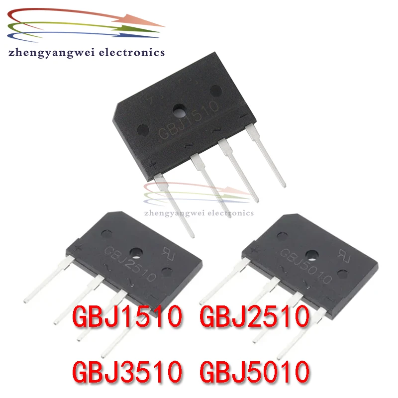 5pcs GBL406 GBL410 GBL610 GBJ1510 GBJ2510 GBJ3510 GBJ5010 DIP-4 Induction cooker Brigde Rectifier